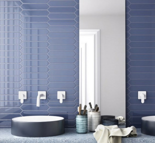 Плитка керамическая Equipe Ceramicas Arrow Blue Velvet (5х25) арт. VEN025831